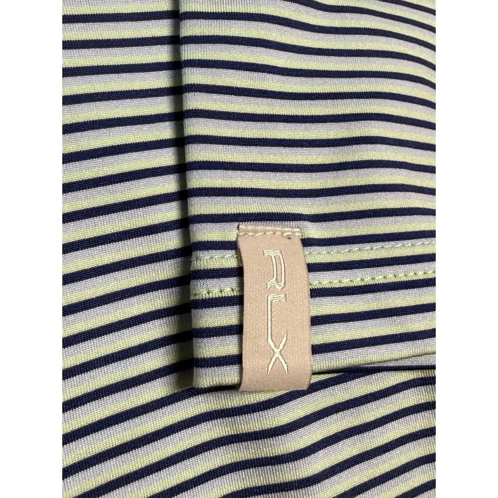 RLX Ralph Lauren 3/15 Striped Golf Polo Shirt Men's‎ Size XL New